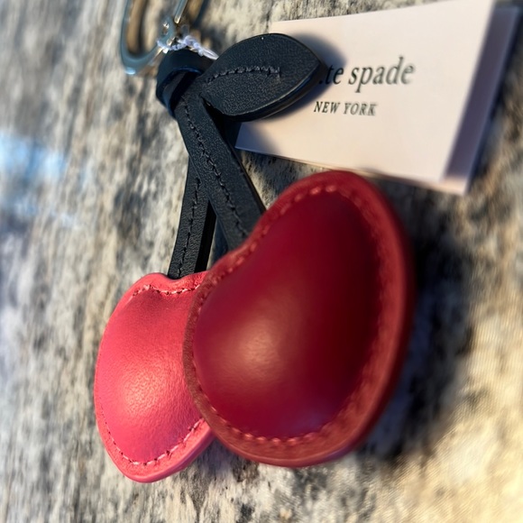 NWT ♠️ Kate Spade ♠️ Cherries Purse Charm/Key Holder - Picture 4 of 8